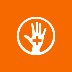 Orangensaft Hygiene-Logo